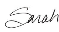 Sarah signature